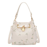Women Flowers Embroidery Handbag Crossbody Bag Shoulder Bag