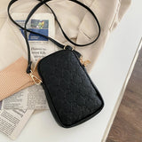 Women Flowers Handbags Soft Leather Shoulder Bag Cell Phone Purse Small Crossbod