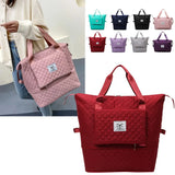 Women Foldable Gym Shoulder Bag Waterproof Duffle Bag