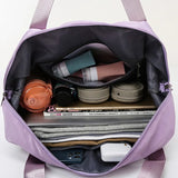 Women Foldable Large Capacity Travel Wet Dry Separation Shoulder Bag
