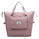 Women Foldable Large Capacity Travel Wet Dry Separation Shoulder Bag