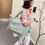 Large Capacity Women Gym Bags Shoulder Bag Yoga Sport Crossbody Tote Bag