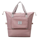 Foldable Gym Bag Large Capacity Shoulder Handbag
