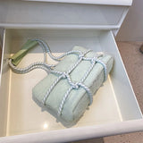 Women Large Capacity Shoulder Bag Mesh Totes All-match Handbag Female