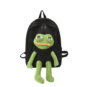 Japanese Cartoon Girl Frog Backpack Large Capacity Student Schoolbag