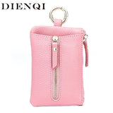 Cow Leather Key Chain Car Wallets Key Organizer Case Pouch