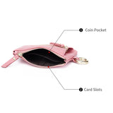 Cow Leather Key Chain Car Wallets Key Organizer Case Pouch