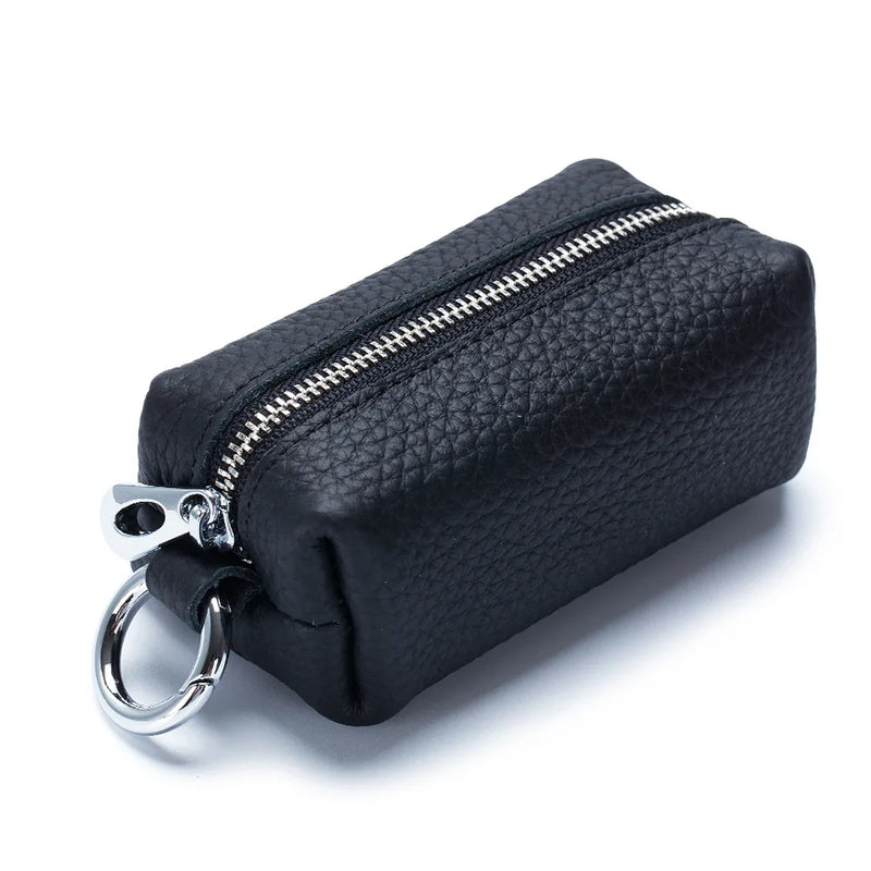 Leather Key Chain Wallets Men Women Keychain Organizer Case Pouch