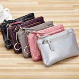 Cow Leather Key Chain Car Wallets Key Organizer Case Pouch