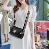 Women Leather Handbags with Metal Lock