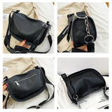 High Quality Women Leather Handbag Natural Cowhide Chain Shoulder Bag Tote