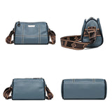 3-Layer Leather Handbag Crossbody Shoulder Bag