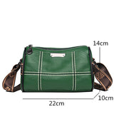 3-Layer Leather Handbag Crossbody Shoulder Bag