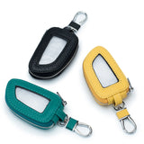 Leather Key Wallets Zipper Car Key Bag Large Capacity Key Case