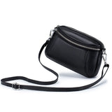 Women Leather Mobile Phone Bag Ladies Shoulder Bag Large Capacity Soft Mini