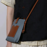 Women Leather Phone Bag Small Shoulder Messenger Purses Handbags Cell Packet