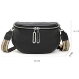 Women Leather Shoulder Bag Totes Waterproof Cowhide Handbag