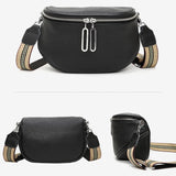 Women Leather Shoulder Bag Totes Waterproof Cowhide Handbag