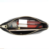 Women Leather Clutch Bag Multi-function Handbag Dumplings Bag