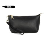 Women Leather Clutch Bag Multi-function Handbag Dumplings Bag
