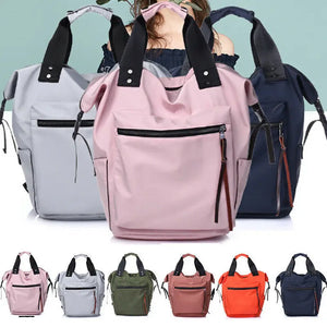 Women Girl School Backpack Laptop Shoulder Bag Nylon Multi-Function Female
