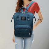 Women Backpack Rucksack Laptop Shoulder School Bag Nylon Multi-Function