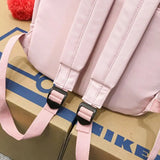 Women Girl Canvas Backpack Large Capacity Bookbag Laptop Daypack