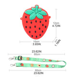 Fruit Shape Shoulder Handbag Phone Pouch Crossbody Bag Satchel Tote Purse