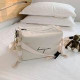 Women Girl Large Capacity Canvas Messenger Bag Girls Tooling Postman Shoulder Ba