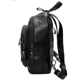 Women Girl Multifunction Backpack Leather Bookbags School Bag Backpack