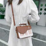 Women Girl Piano Shape PU Leather Handbag Top-handle Shoulder Messenger Crossbod