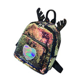 Sequin Mini Backpack School Rucksack Travel Teenage Small Shoulder Bag