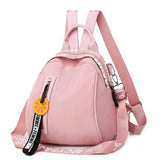 Women Girls Backpack Letter Print Large Capacity Travel Daypack Shoulder Bag