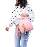 Women Girls Backpack Letter Print Large Capacity Travel Daypack Shoulder Bag