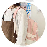 Cartoon Animal Pattern School Travel Zipper Backpack