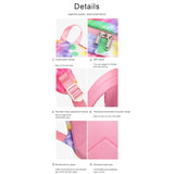 Tie-dyed Print Backpack Set with Lunch Bag & Pencil Case