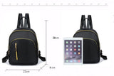 Nylon Mini Backpack School Travel Shoulder Bag