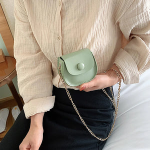 Small Shoulder Bag PU Leather Mini Crossbody Bags