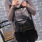 Leather Backpack Rucksack School Bag Shoulder Bags Satchel
