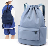 Foldable Oxford Cloth Backpack Crossbody Tote Handbag