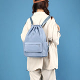 Foldable Oxford Cloth Backpack Crossbody Tote Handbag