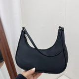 Nylon Shoulder Bag Beach Tote Shopping Bag Schoolbag Wallet