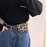 Women Girls PU Leather Fanny Pack Waist Bag Classic Travel Pouch