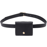 Women Girls PU Leather Fanny Pack Waist Bag Cell Phone Travel Pouch