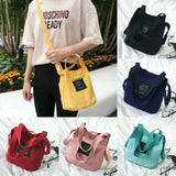 Women Canvas Handbag Shoulder Bag Messenger Bag Ladies Wallet Satchel Purse