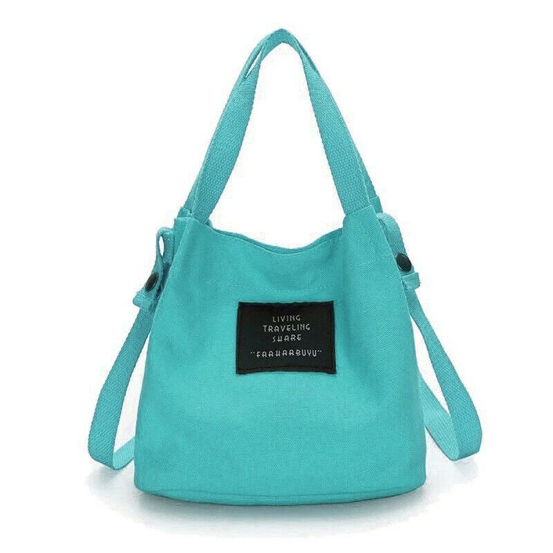 Women Canvas Handbag Shoulder Bag Messenger Bag Ladies Wallet Satchel Purse