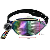 Women Girls Waist Fanny Pack Belt Bag Pouch Hip Bum Bag