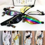 Reflective Fanny Pack Belt Bag Waist Chest Phone Pouch Travel