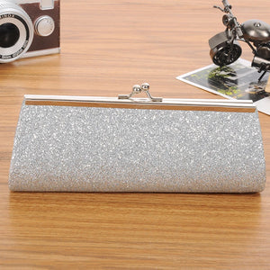 Glitter Clutch Purse Evening Party Wedding Handbag Shoulder Bag