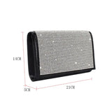 Glitter Envelope Clutch Evening Handbag for Party Chain Shoulder Bag